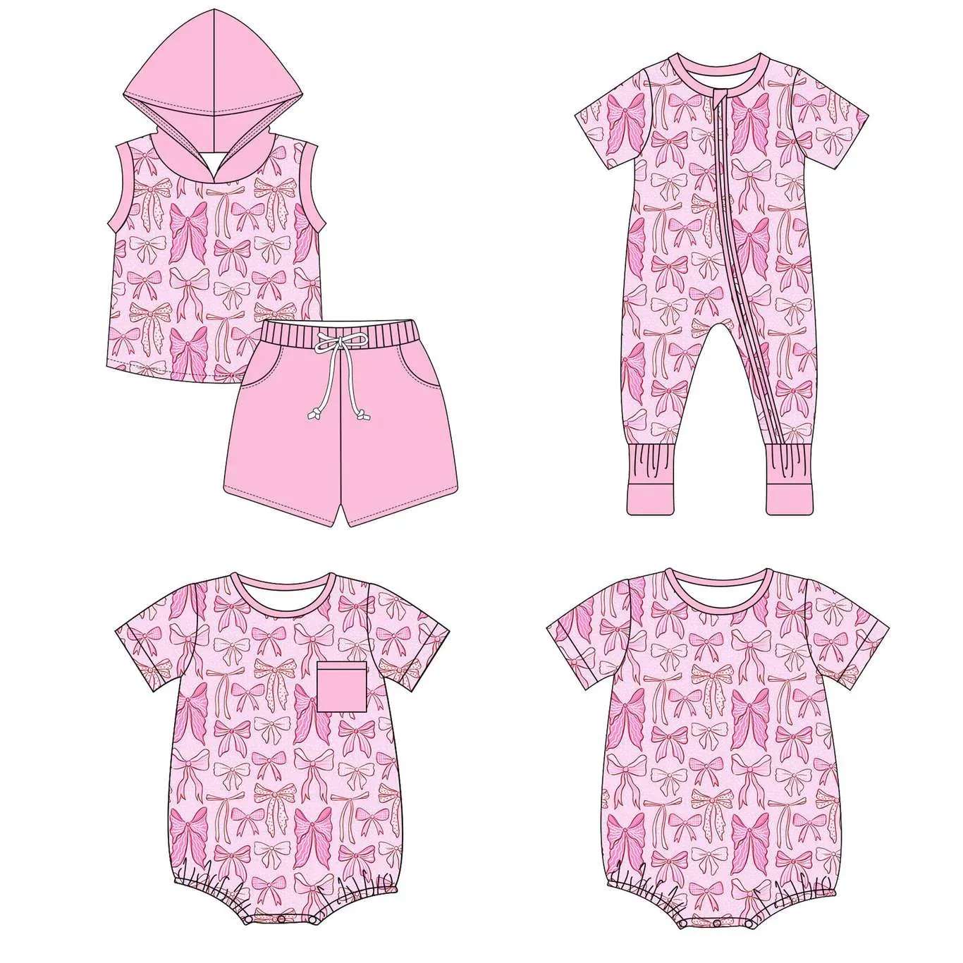 best bluey characters bamboo pajamas kids OEM from china factory wholesale