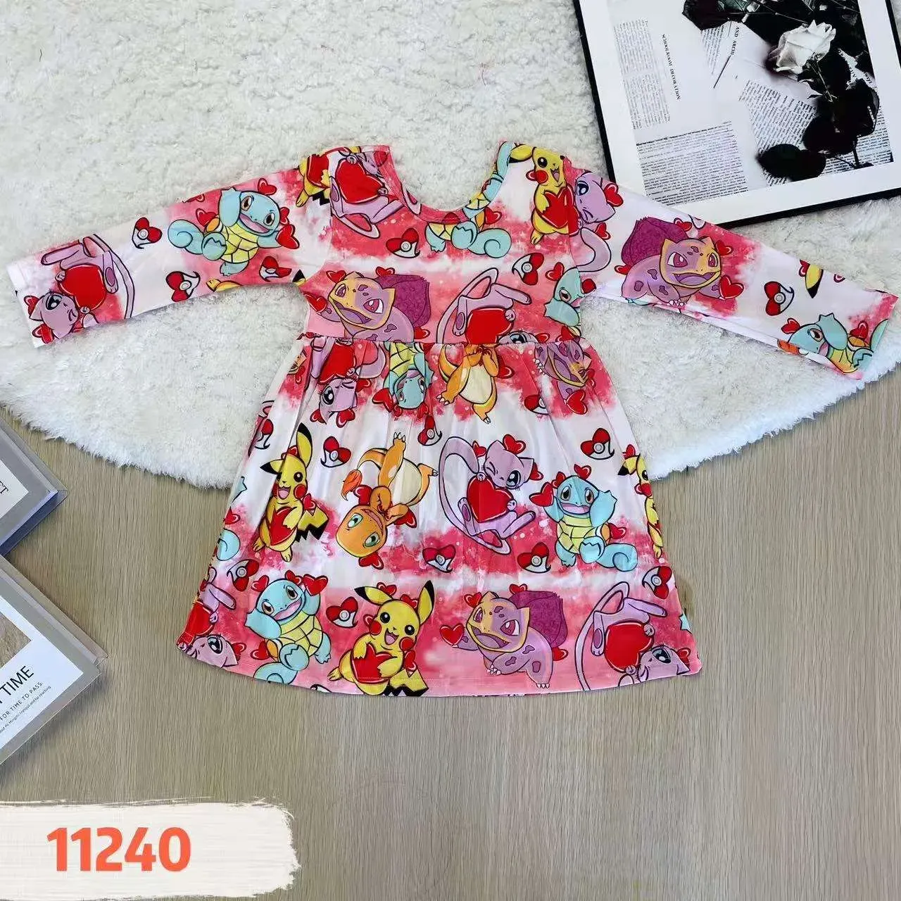 bulk quantity 4t bamboo pajamas bluey factory supplier