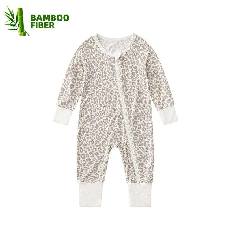 top Rompers Custom Design Bamboo Pjs Sets Baby Onesize Kids Jumpsuit Wholesale Custom Print Double Zipper Rompers Toddler 03 Bamboo Romper manufacturers china supplier