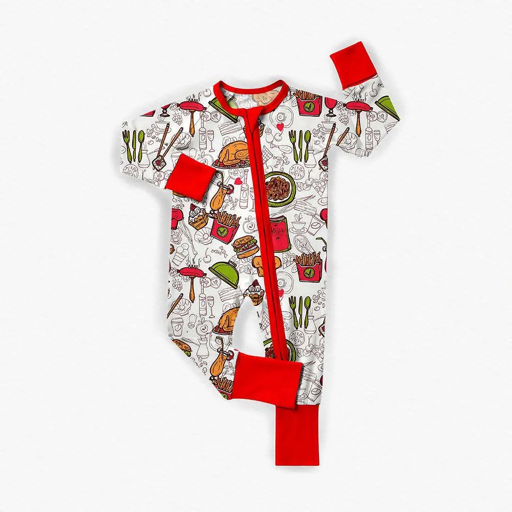 customization bamboo pajamas ready to ship kids manufacturer custom baby romper pajamas kids clothes bamboo clothing mystery boxsurprise ODM supplier