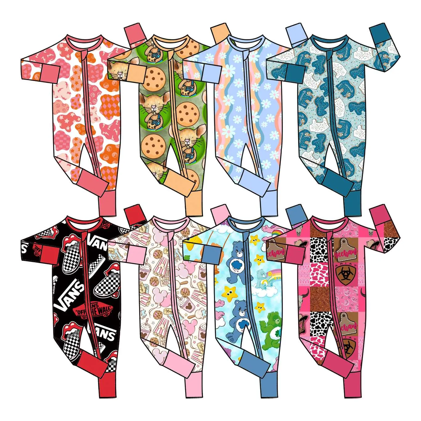 custom made Baby Bamboo Pajamas Romper ODM supplier