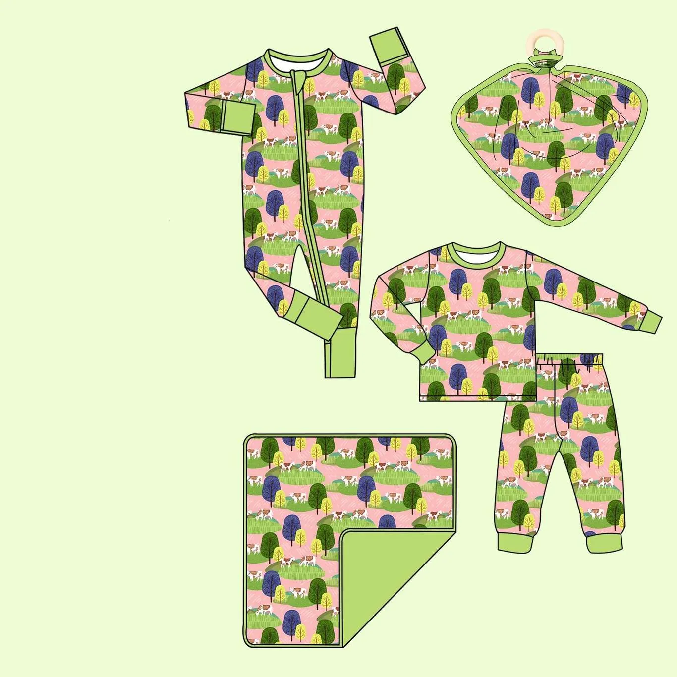 chinese baby bamboo pajamas shorts factory supplier