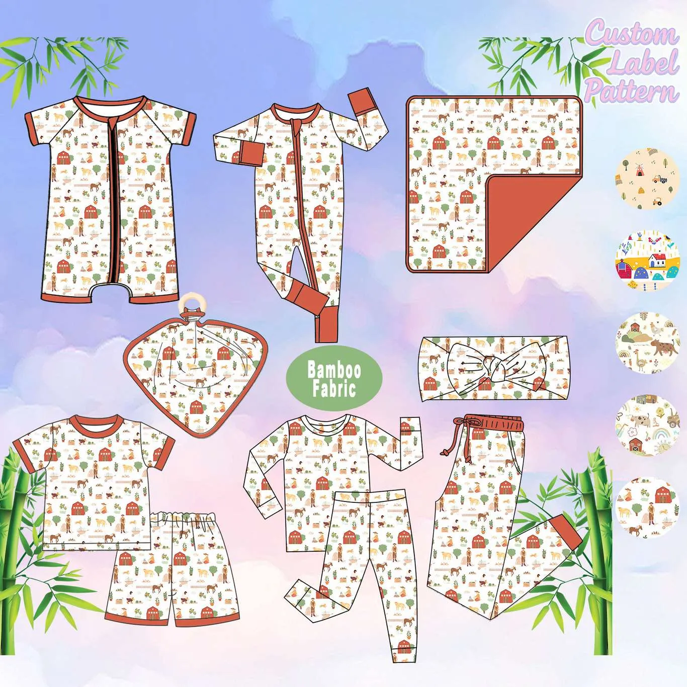 bamboo mama and me pajamas supplier organic quality supplier